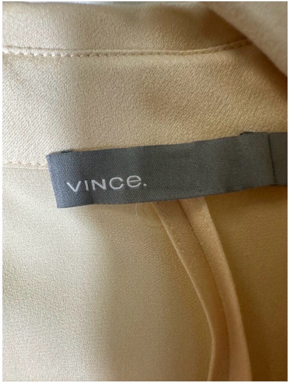 Vince Cream Wrap Jumpsuit with Self-Tie Waist - Picture 3 of 3